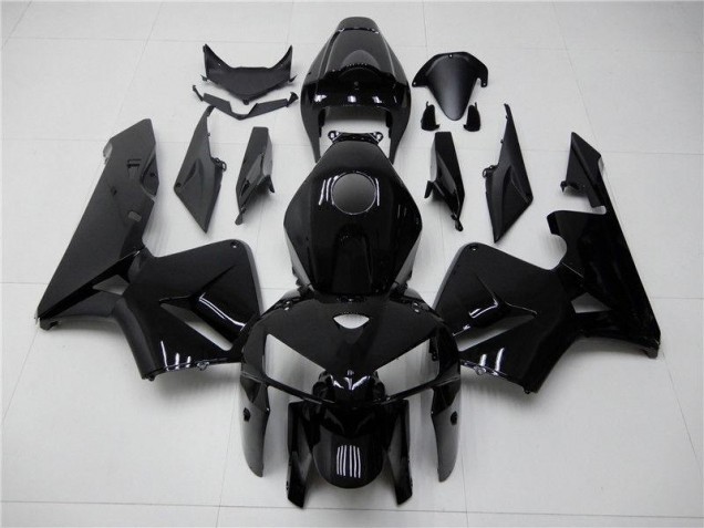 Glänzend Schwarz 05-06 Honda CBR600RR Motorrad Verkleidung Glänzend Schwarz 05-06 Honda CBR600RR Motorrad Verkleidung