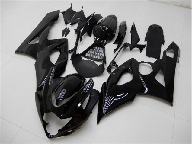 Glänzend Schwarz 05-06 Suzuki GSXR 1000 Motorrad Verkleidung Glänzend Schwarz 05-06 Suzuki GSXR 1000 Motorrad Verkleidung