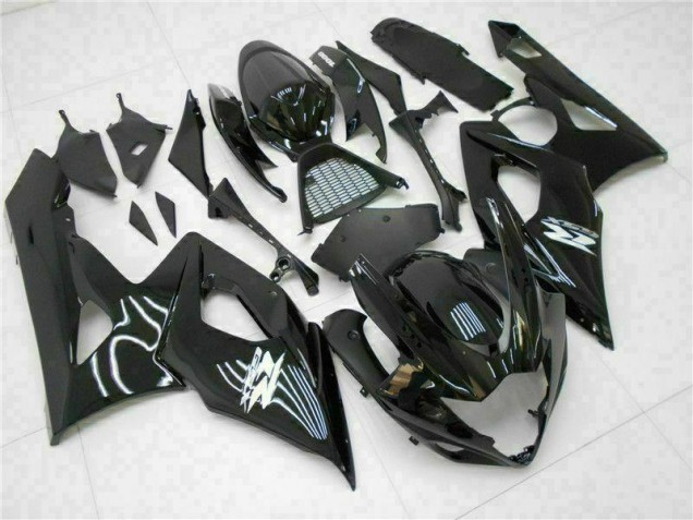 Glänzend Schwarz 05-06 Suzuki GSXR 1000 Motorrad Verkleidungen Glänzend Schwarz 05-06 Suzuki GSXR 1000 Motorrad Verkleidungen