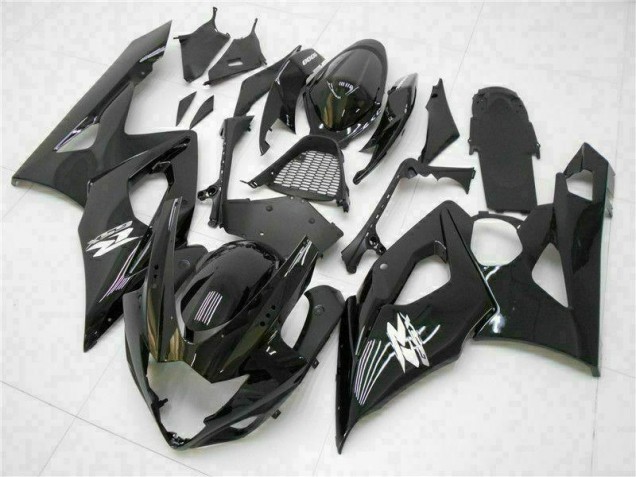 Glänzend Schwarz 05-06 Suzuki GSXR 1000 Motorrad Verkleidungen Glänzend Schwarz 05-06 Suzuki GSXR 1000 Motorrad Verkleidungen