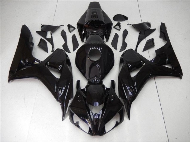 Glänzend Schwarz 06-07 Honda CBR1000RR Motorrad Vollverkleidung Glänzend Schwarz 06-07 Honda CBR1000RR Motorrad Vollverkleidung