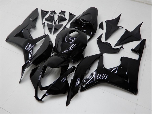 Glänzend Schwarz 07-08 Honda CBR600RR Motorrad Verkleidung Glänzend Schwarz 07-08 Honda CBR600RR Motorrad Verkleidung