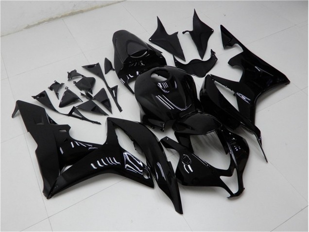 Glänzend Schwarz 07-08 Honda CBR600RR Motorrad Verkleidung Glänzend Schwarz 07-08 Honda CBR600RR Motorrad Verkleidung