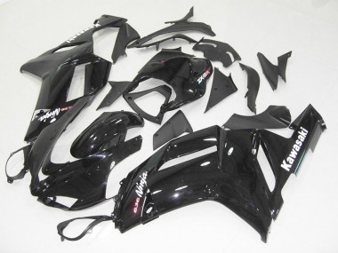Glänzend Schwarz 07-08 Kawasaki ZX6R Motorrad Verkleidung