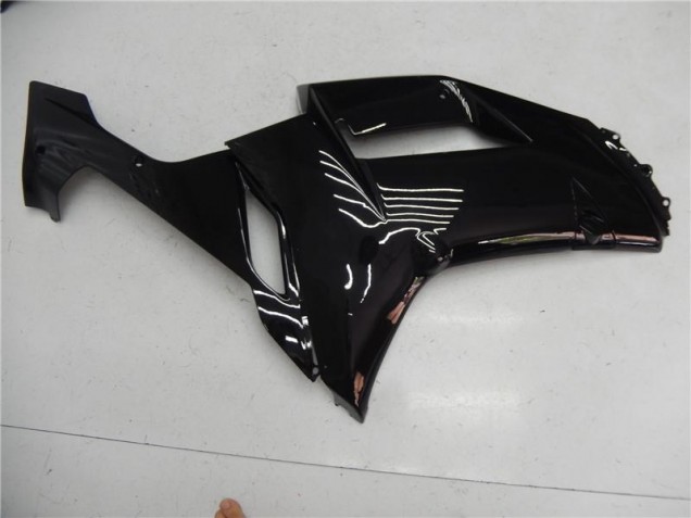 Glänzend Schwarz 07-08 Kawasaki ZX6R Motorrad Verkleidungen Glänzend Schwarz 07-08 Kawasaki ZX6R Motorrad Verkleidungen