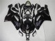 Glänzend Schwarz 07-08 Kawasaki ZX6R Motorrad Verkleidungen Glänzend Schwarz 07-08 Kawasaki ZX6R Motorrad Verkleidungen