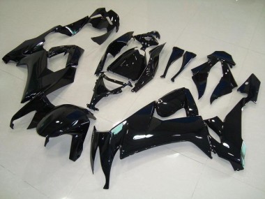 Glänzend Schwarz 08-10 Kawasaki ZX10R Motorrad Verkleidung