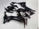 Glänzend Schwarz 08-10 Kawasaki ZX10R Motorrad Verkleidungen Glänzend Schwarz 08-10 Kawasaki ZX10R Motorrad Verkleidungen