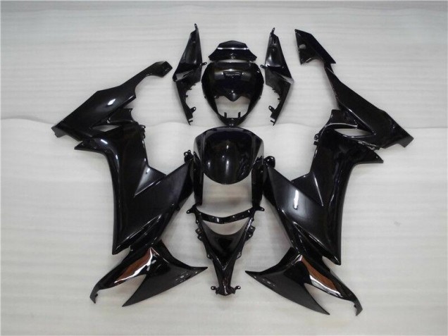 Glänzend Schwarz 08-10 Kawasaki ZX10R Motorrad Verkleidungen Glänzend Schwarz 08-10 Kawasaki ZX10R Motorrad Verkleidungen