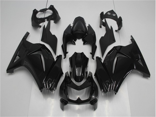 Glänzend Schwarz 08-12 Kawasaki EX250 Motorrad Verkleidung Glänzend Schwarz 08-12 Kawasaki EX250 Motorrad Verkleidung