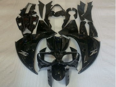 Glänzend Schwarz 09-11 Yamaha YZF R1 Motorrad Verkleidungen