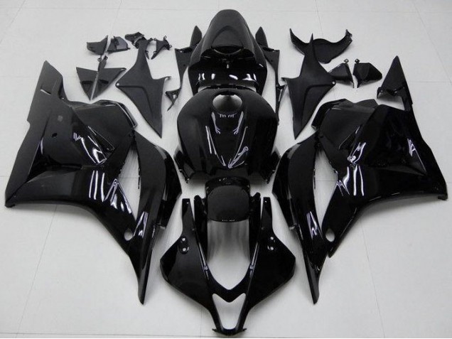 Glänzend Schwarz 09-12 Honda CBR600RR Motorrad Verkleidung