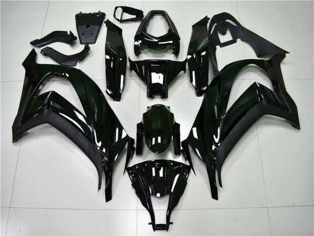 Glänzend Schwarz 11-15 Kawasaki ZX10R Motorrad Verkleidung Glänzend Schwarz 11-15 Kawasaki ZX10R Motorrad Verkleidung