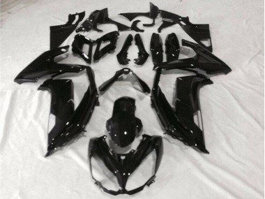 Glänzend Schwarz 12-16 Kawasaki EX650 Motorrad Verkleidungen
