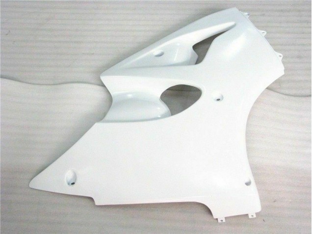 Glänzend Weiß 00-02 Kawasaki ZX6R Motorrad Verkleidung Glänzend Weiß 00-02 Kawasaki ZX6R Motorrad Verkleidung