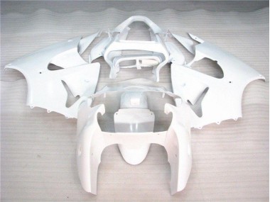 Glänzend Weiß 00-02 Kawasaki ZX6R Motorrad Verkleidung