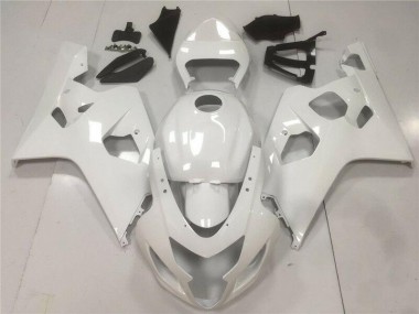 Glänzend Weiß 04-05 Suzuki GSXR 600/750 Motorrad Verkleidung
