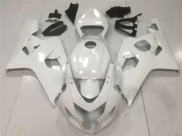Glänzend Weiß 04-05 Suzuki GSXR 600/750 Motorrad Verkleidung Glänzend Weiß 04-05 Suzuki GSXR 600/750 Motorrad Verkleidung