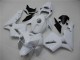 Glänzend Weiß 05-06 Honda CBR600RR Motorrad Verkleidung Glänzend Weiß 05-06 Honda CBR600RR Motorrad Verkleidung