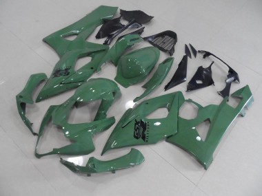 Glänzendes Armee grün 05-06 Suzuki GSXR 1000 Motorrad Verkleidung