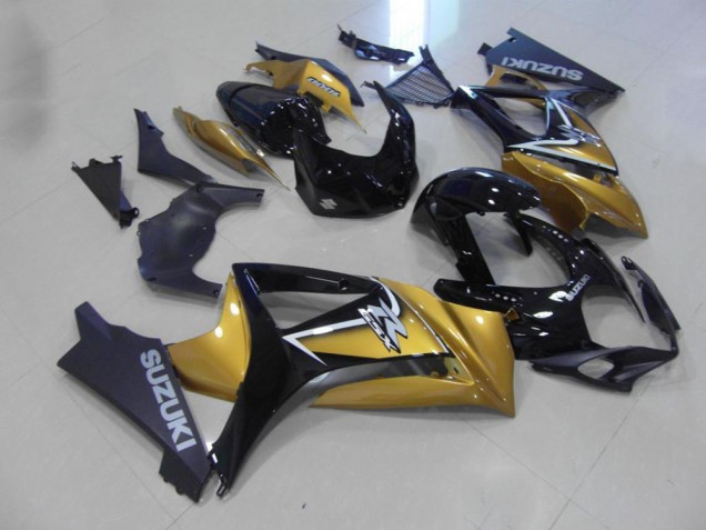 Gold Schwarz 07-08 Suzuki GSXR 1000 Motorrad Verkleidung Gold Schwarz 07-08 Suzuki GSXR 1000 Motorrad Verkleidung