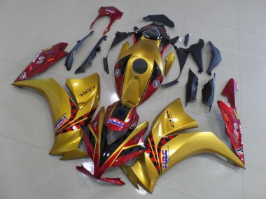 Gold und Dunkel rot 12-16 Honda CBR1000RR Motorrad Verkleidung