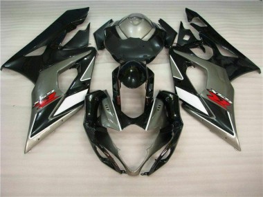 Grau Schwarz 05-06 Suzuki GSXR 1000 Motorrad Verkleidung