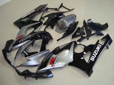 Grau Schwarz 05-06 Suzuki GSXR 1000 Motorrad Verkleidungen