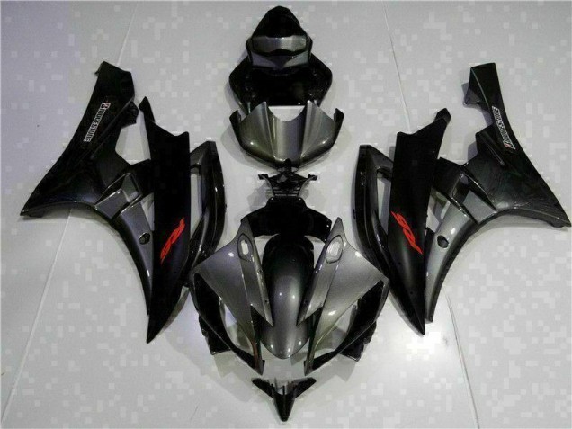 Grau Schwarz 06-07 Yamaha YZF R6 Motorrad Verkleidung Grau Schwarz 06-07 Yamaha YZF R6 Motorrad Verkleidung