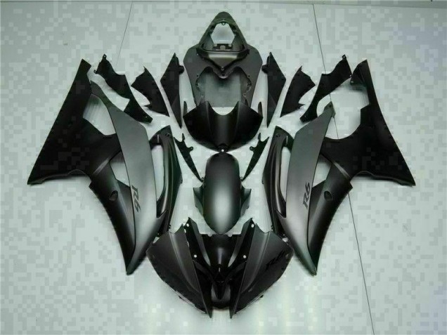 Grau Schwarz 08-16 Yamaha YZF R6 Motorrad Verkleidung Grau Schwarz 08-16 Yamaha YZF R6 Motorrad Verkleidung
