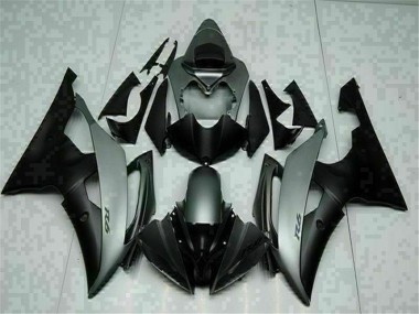 Grau Schwarz 08-16 Yamaha YZF R6 Motorrad Verkleidungen
