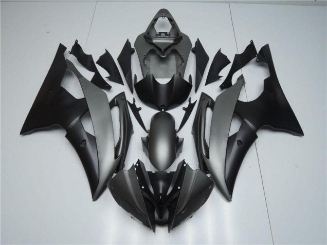 Grau Schwarz 08-16 Yamaha YZF R6 Motorrad Vollverkleidung Grau Schwarz 08-16 Yamaha YZF R6 Motorrad Vollverkleidung