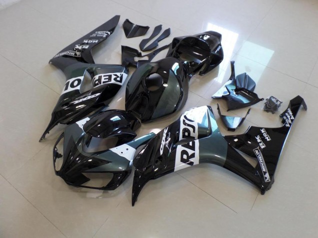 Grau Schwarz Repsol 06-07 Honda CBR1000RR Motorrad Verkleidung Grau Schwarz Repsol 06-07 Honda CBR1000RR Motorrad Verkleidung