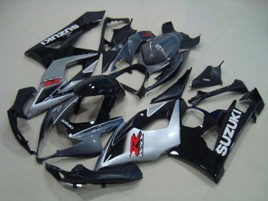 Grau Schwarz Silber 05-06 Suzuki GSXR 1000 Motorrad Verkleidung