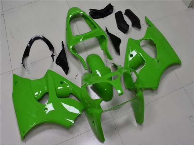 Grün 00-02 Kawasaki ZX6R Motorrad Verkleidung Grün 00-02 Kawasaki ZX6R Motorrad Verkleidung