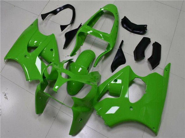 Grün 00-02 Kawasaki ZX6R Motorrad Verkleidung Grün 00-02 Kawasaki ZX6R Motorrad Verkleidung