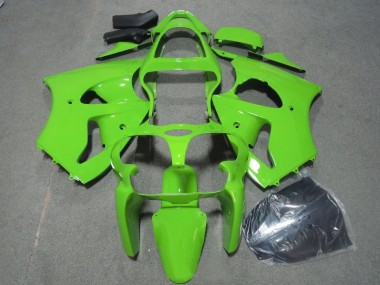 Grün 00-02 Kawasaki ZX6R Motorrad Vollverkleidung