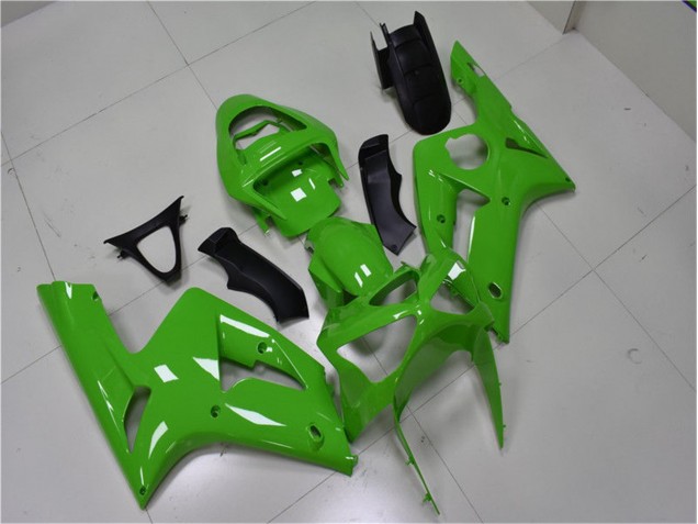 Grün 03-04 Kawasaki ZX6R Motorrad Verkleidungen Grün 03-04 Kawasaki ZX6R Motorrad Verkleidungen