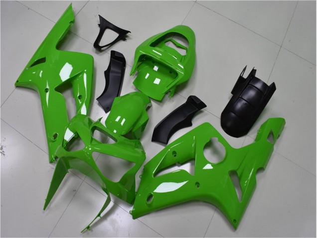 Grün 03-04 Kawasaki ZX6R Motorrad Verkleidungen Grün 03-04 Kawasaki ZX6R Motorrad Verkleidungen