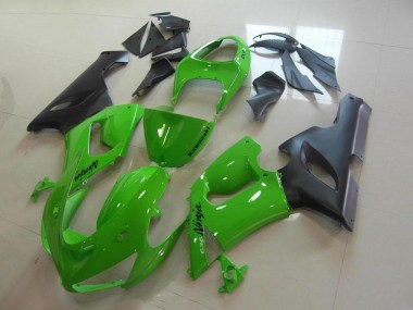 Grün 05-06 Kawasaki ZX6R Motorrad Verkleidung Komplett Sets