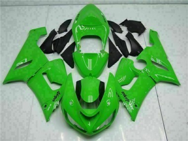 Grün 05-06 Kawasaki ZX6R Motorrad Vollverkleidung & Plastik