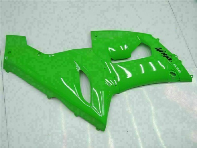 Grün 05-06 Kawasaki ZX6R Motorrad Vollverkleidung & Plastik