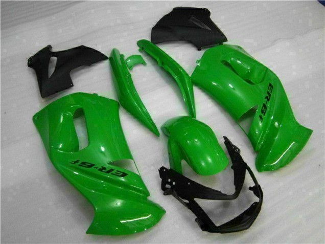 Grün 06-08 Kawasaki EX650 Motorrad Verkleidung Grün 06-08 Kawasaki EX650 Motorrad Verkleidung