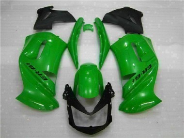 Grün 06-08 Kawasaki EX650 Motorrad Verkleidung