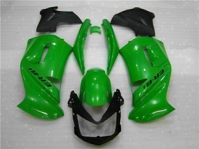 Grün 06-08 Kawasaki EX650 Motorrad Verkleidung Grün 06-08 Kawasaki EX650 Motorrad Verkleidung