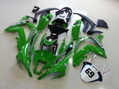 Grün 11-15 Kawasaki ZX10R Motorrad Verkleidung