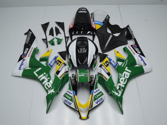 Grün Liner 07-08 Honda CBR600RR Motorrad Verkleidung Grün Liner 07-08 Honda CBR600RR Motorrad Verkleidung