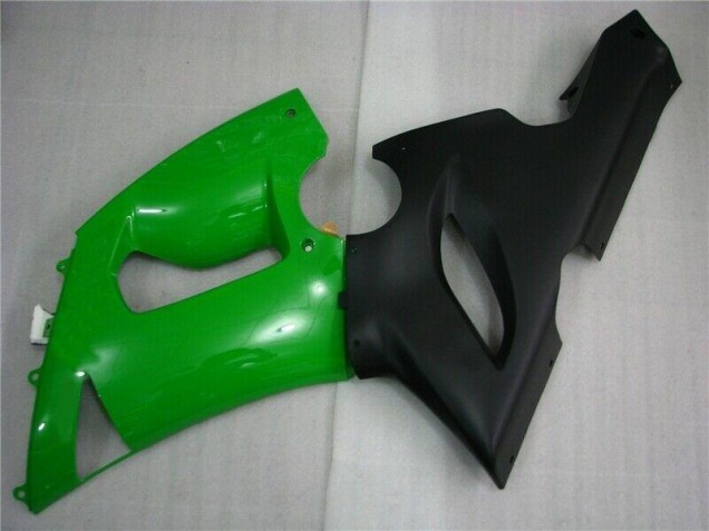 Grün Matt schwarz 05-06 Kawasaki ZX6R Motorrad Verkleidung Grün Matt schwarz 05-06 Kawasaki ZX6R Motorrad Verkleidung