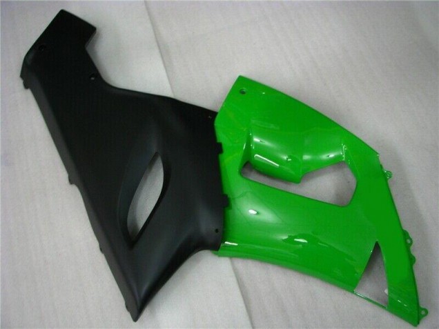 Grün Matt schwarz 05-06 Kawasaki ZX6R Motorrad Verkleidung Grün Matt schwarz 05-06 Kawasaki ZX6R Motorrad Verkleidung