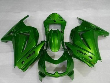 Grün Ninja 08-12 Kawasaki EX250 Motorrad Verkleidungen